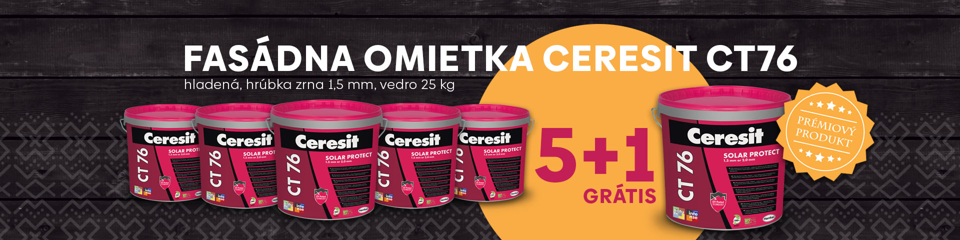 Akcia Ceresit CT 76 5+1